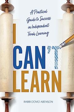 portada I can Learn: A Practical Guide to Success in Independent Torah Learning 