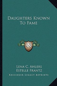 portada daughters known to fame (en Inglés)