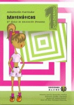 portada Cuaderno Matematicas 1 3§Ciclo Ep 13 Adap. Curric