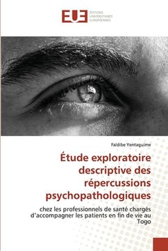 portada Étude exploratoire descriptive des répercussions psychopathologiques (in French)