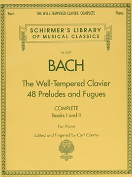 the well-tempered clavier 48 preludes and fugues,complete books i and ii - piano (en Inglés)