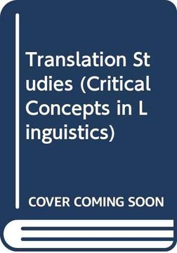 portada Translation Studies (en Inglés)