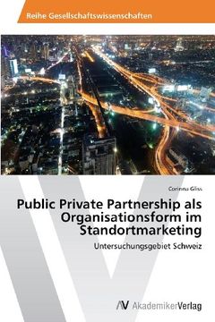 portada Public Private Partnership als Organisationsform im Standortmarketing