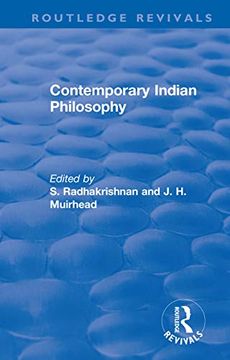 portada Revival: Contemporary Indian Philosophy (1936) (Routledge Revivals) (en Inglés)