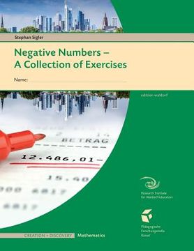 portada Negative Numbers: A Collections of Exercises for Students 