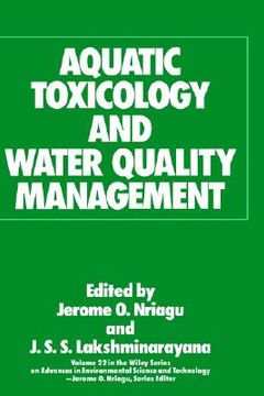 portada aquatic toxicology and water quality management (en Inglés)