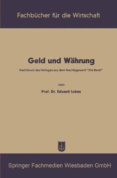 portada Geld Und Wahrung (Fachbücher für die Wirtschaft)