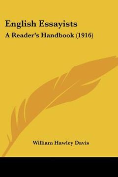 portada english essayists: a reader's handbook (1916) (in English)