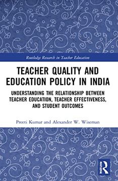 portada Teacher Quality and Education Policy in India (Routledge Research in Teacher Education) 