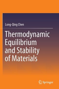 portada Thermodynamic Equilibrium and Stability of Materials (en Inglés)
