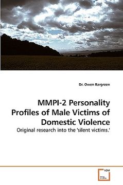 portada mmpi-2 personality profiles of male victims of domestic violence (en Inglés)