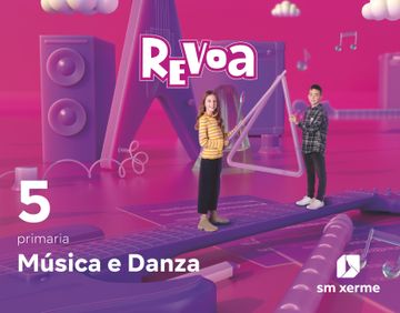 portada Música e Danza. 5 Primaria. Revoa (in Galician)