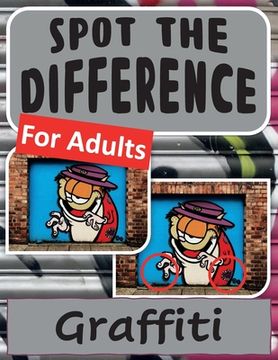 portada Spot the Difference Book for Adults - Graffiti (en Inglés)