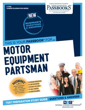 portada Motor Equipment Partsman (C-1790): Passbooks Study Guide Volume 1790 (en Inglés)