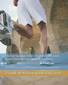 portada Florida Surplus Lines Insurance License Exam Review Questions & Answers 2016/17 Edition: Self-Practice Exercises focusing on the basic principles of i (en Inglés)