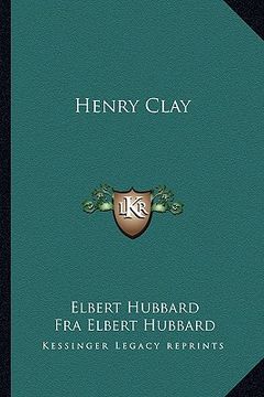 portada henry clay (en Inglés)