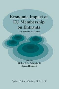 portada economic impact of eu membership on entrants: new methods and issues (en Inglés)