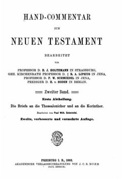 portada Hand-commentar zum Neuen Testament - Zweiter Band (German Edition)