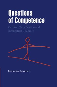 portada Questions of Competence: Culture, Classification and Intellectual Disability (in English)