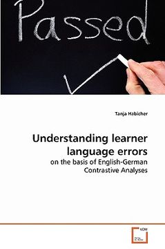portada understanding learner language errors (en Inglés)