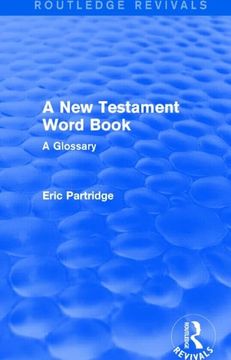 portada A New Testament Word Book: A Glossary (in English)