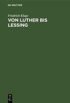 portada Von Luther bis Lessing (en Alemán)