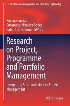 portada Research on Project, Programme and Portfolio Management: Integrating Sustainability Into Project Management (in English)