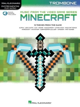 portada Minecraft - Music from the Video Game Series Trombone Play-Along Book/Online Audio (en Inglés)
