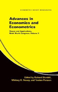 portada advances in economics and econometrics