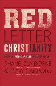 portada Red Letter Christianity: Living the Words of Jesus No Matter the Cost