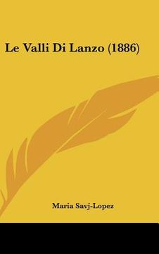 portada Le Valli Di Lanzo (1886) (en Italiano)