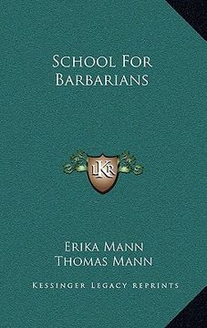 portada school for barbarians (in English)
