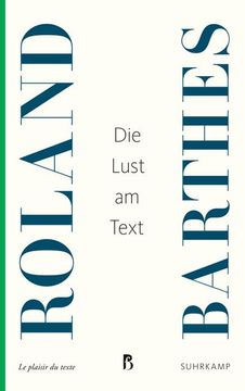 portada Die Lust am Text (en Alemán)