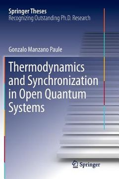 portada Thermodynamics and Synchronization in Open Quantum Systems (in English)