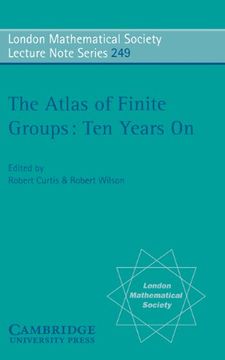 portada The Atlas of Finite Groups - ten Years on Paperback (London Mathematical Society Lecture Note Series) (en Inglés)