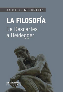 portada Filosofia de Descartes a Heidegger