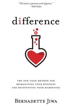 portada Difference: The One-Page Method for Reimagining Your Business and Reinventing Your Marketing (en Inglés)