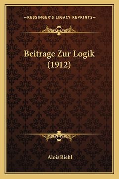 portada Beitrage Zur Logik (1912) (en Alemán)