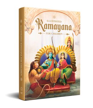 portada Illustrated Ramayana for Children (en Inglés)