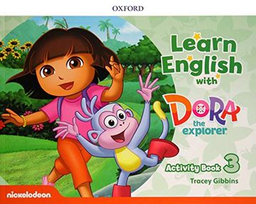 portada Learn English With Dora the Explorer 3. Activity Book (Learn With Dora the Explorer) (in English)