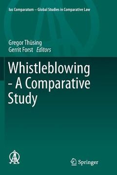 portada Whistleblowing - A Comparative Study (en Inglés)