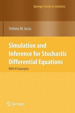 portada simulation and inference for stochastic differential equations: with r examples (in English)
