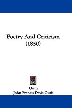 portada poetry and criticism (1850) (en Inglés)