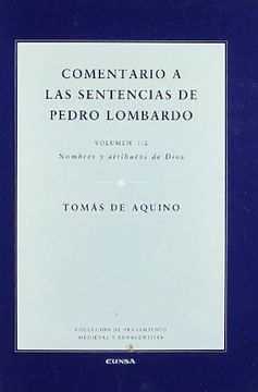 portada Comentario a las Sentencias de Pedro Lombardo: Nombres y Atributos de Dios