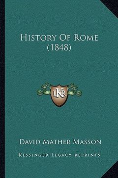 portada history of rome (1848) (en Inglés)