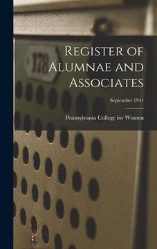 portada Register of Alumnae and Associates; September 1941 (en Inglés)