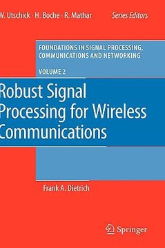 portada robust signal processing for wireless communications (en Inglés)