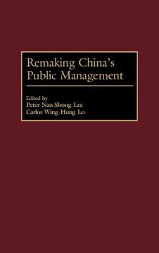 portada remaking china's public management (in English)