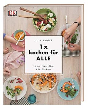 portada 1x Kochen für Alle: Eine Familie, ein Essen (en Alemán)