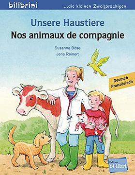 portada Unsere Haustiere. Kinderbuch Deutsch-Französisch